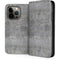 Natural Grey Concrete iPhone 14 Pro Folio Case