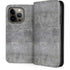 Natural Grey Concrete iPhone 14 Pro Folio Case