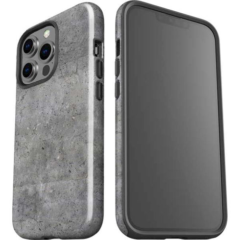 Natural Grey Concrete iPhone 15 Pro Impact Case
