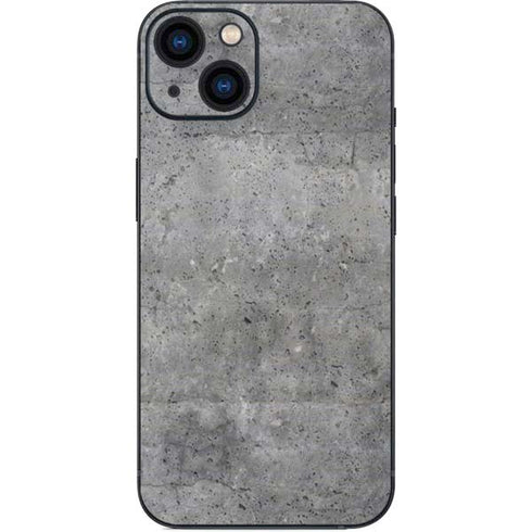 Natural Grey Concrete iPhone 15 Skin