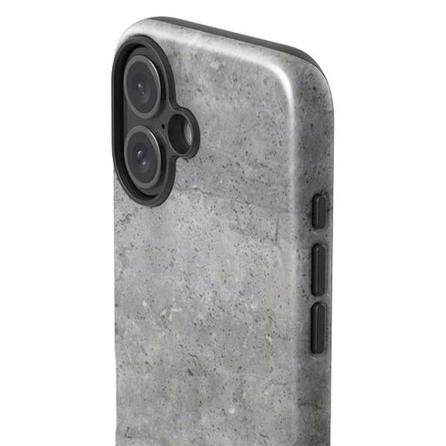 Natural Grey Concrete iPhone 16 Impact Case