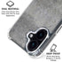 Natural Grey Concrete iPhone 16 Plus Clear Case
