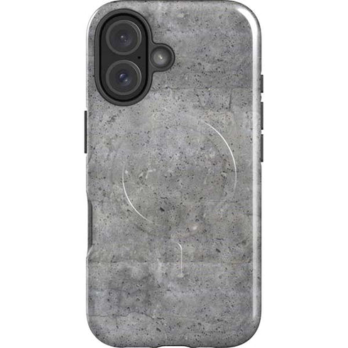 Natural Grey Concrete iPhone 16 Plus Magsafe Impact Case