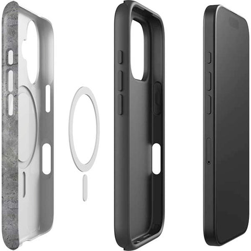 Natural Grey Concrete iPhone 16 Plus Magsafe Impact Case