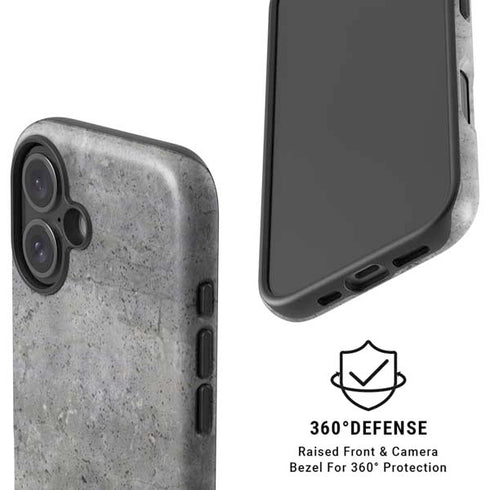Natural Grey Concrete iPhone 16 Plus Magsafe Impact Case