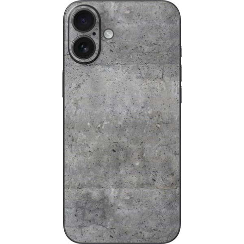 Natural Grey Concrete iPhone 16 Plus Skin