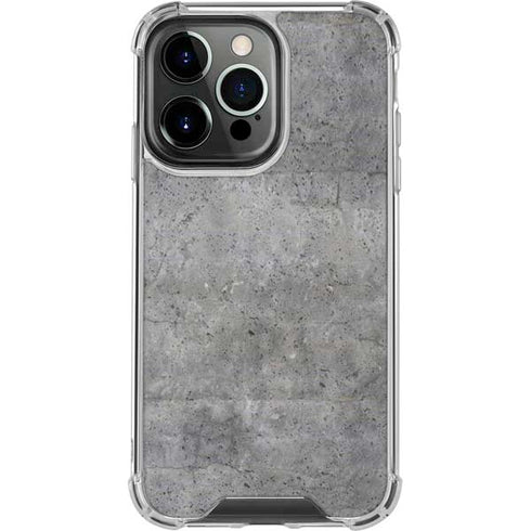 Natural Grey Concrete iPhone 16 Pro Clear Case