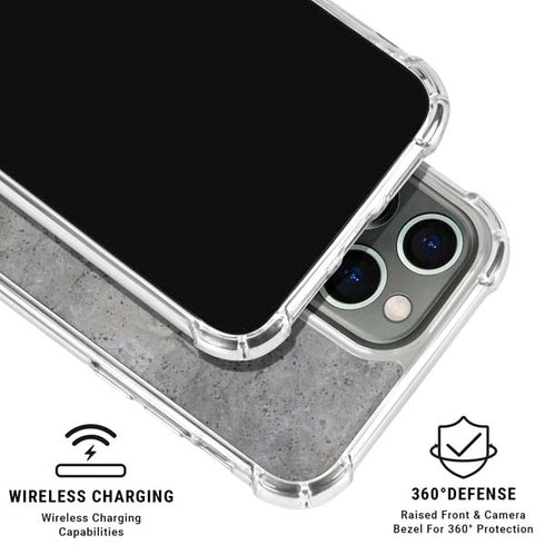Natural Grey Concrete iPhone 16 Pro Max Clear Case