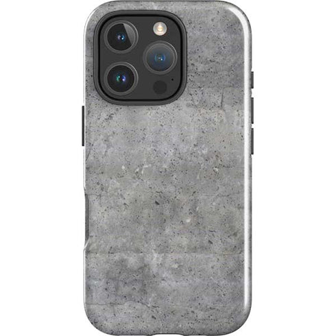Natural Grey Concrete iPhone 16 Pro Max Impact Case