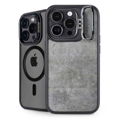 Natural Grey Concrete iPhone 16 Pro Max Kickstand Case