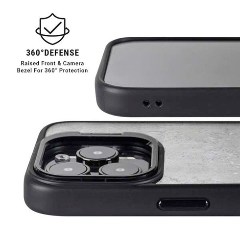 Natural Grey Concrete iPhone 16 Pro Max Kickstand Case