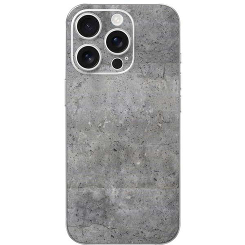 Natural Grey Concrete iPhone 16 Pro Skin
