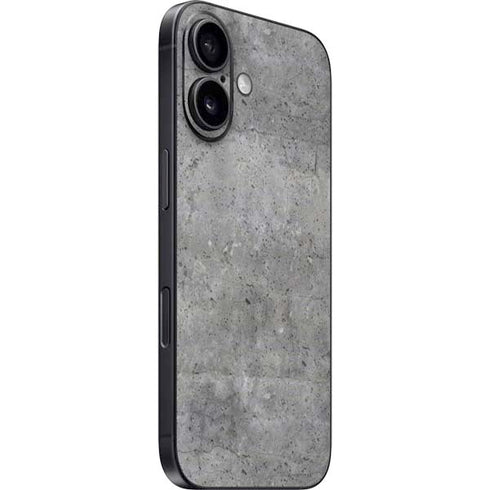 Natural Grey Concrete iPhone 16 Skin