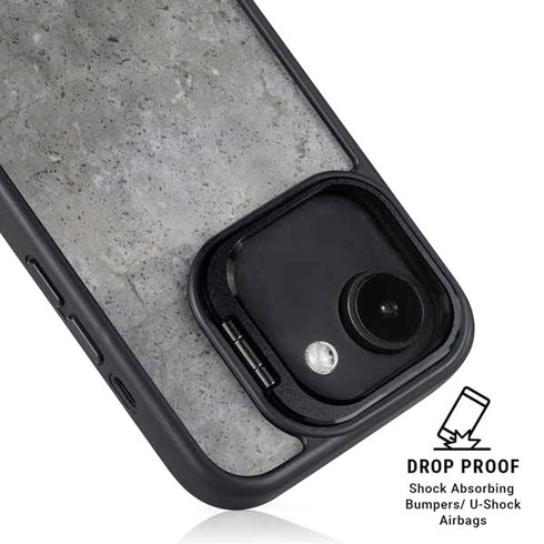 Natural Grey Concrete iPhone 16e Kickstand Case