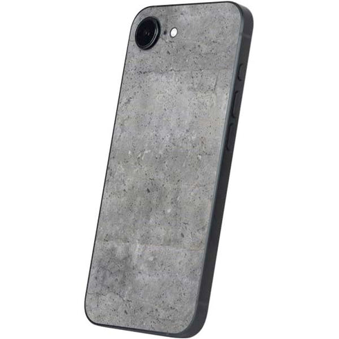 Natural Grey Concrete iPhone 16e Skin