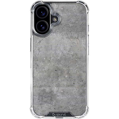 Natural Grey Concrete iPhone 17 Clear Case