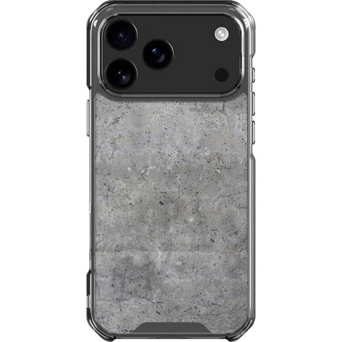 Natural Grey Concrete iPhone 18 Pro Max Clear Case