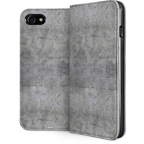 Natural Grey Concrete iPhone SE (2nd & 3rd Gen) Folio Case