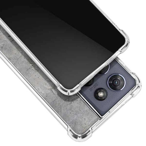 Natural Grey Concrete Moto G 5G (2025) Clear Case