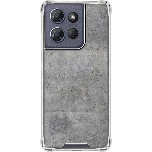 Natural Grey Concrete Moto G Play 5G (2025) Clear Case