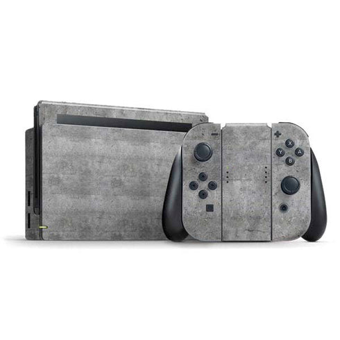 Natural Grey Concrete Nintendo Skins