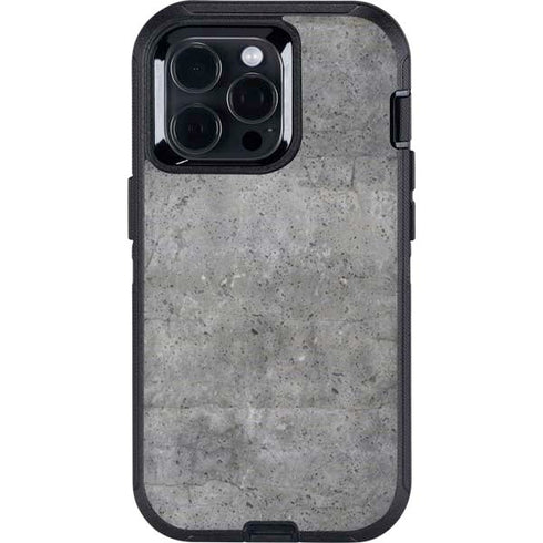 Natural Grey Concrete Otterbox Defender iPhone Skin