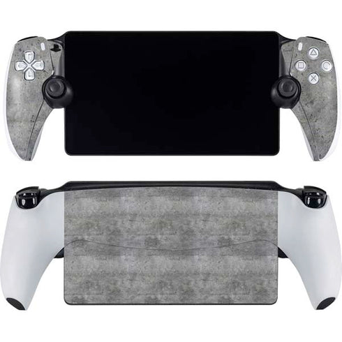 Natural Grey Concrete PlayStation Portal Remote Player Skin