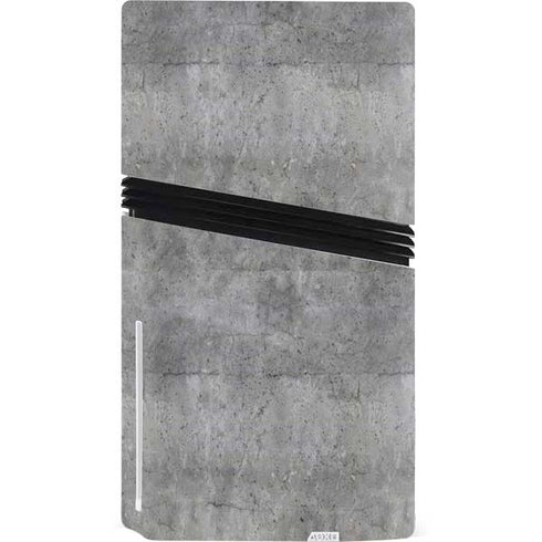 Natural Grey Concrete PS5 Pro Disk Console Skin