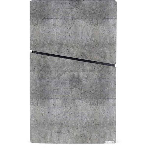 Natural Grey Concrete PS5 Slim Digital Edition Console Skin