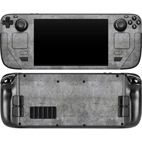Natural Grey Concrete Steam Deck Handheld Gaming Computer OLED Skin