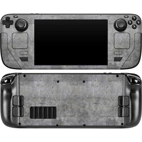 Natural Grey Concrete Steam Deck Handheld Gaming Computer Skin