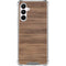 Natural Walnut Wood Galaxy A16 5G Clear Case