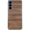 Natural Walnut Wood Galaxy A55 5G Clear Case