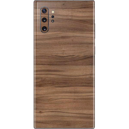 Natural Walnut Wood Galaxy Note 10 Plus Skin
