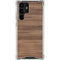 Natural Walnut Wood Galaxy S23 Ultra Clear Case