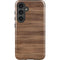 Natural Walnut Wood Galaxy S25 Impact Case
