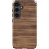 Natural Walnut Wood Galaxy S25 Impact Case