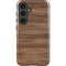 Natural Walnut Wood Galaxy S25 Plus Impact Case