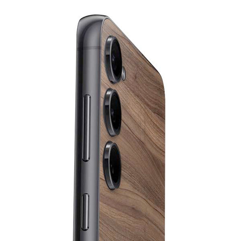 Natural Walnut Wood Galaxy S25 Plus Skin