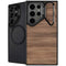 Natural Walnut Wood Galaxy S24 Ultra Kickstand Case