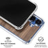 Natural Walnut Wood Galaxy S25 Plus Clear Case
