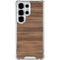 Natural Walnut Wood Galaxy S26 Ultra Clear Case