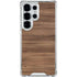 Natural Walnut Wood Galaxy S26 Ultra Clear Case