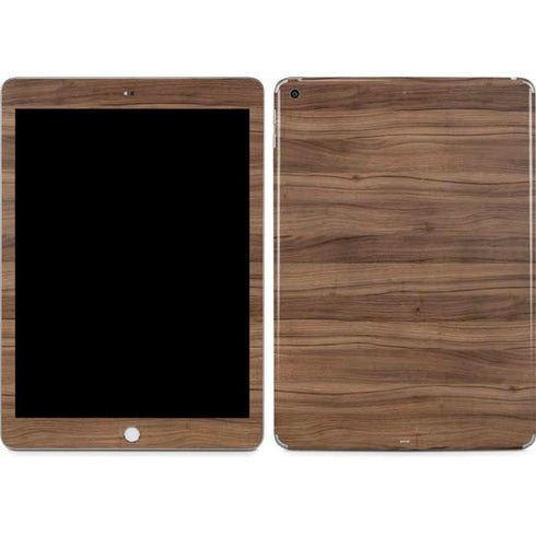 Natural Walnut Wood Apple iPad Skin