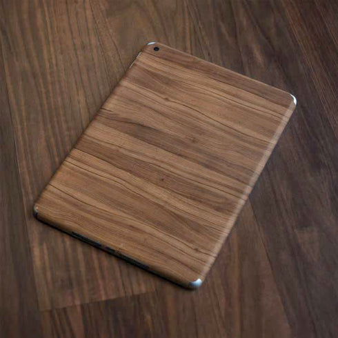 Natural Walnut Wood Apple iPad Skin