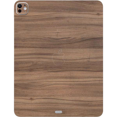 Natural Walnut Wood iPad Pro 13in M4 (2024) Skin