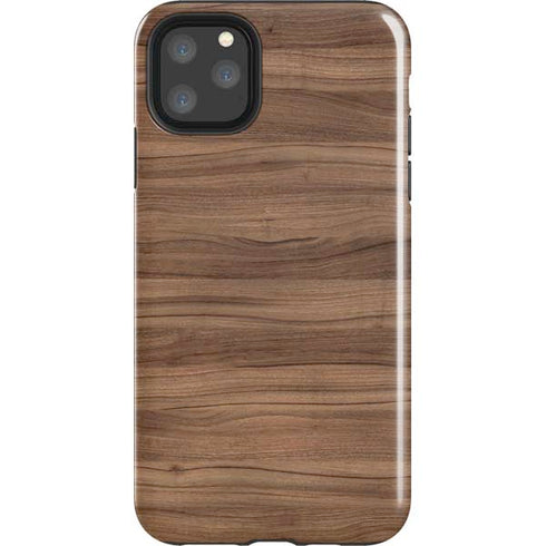 Natural Walnut Wood iPhone Cases