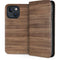 Natural Walnut Wood iPhone 14 Plus Folio Case
