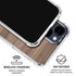 Natural Walnut Wood iPhone 15 Clear Case