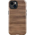 Natural Walnut Wood iPhone 15 Impact Case